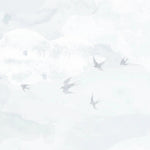 MUNKS & ME - Papier Peint Chambre Enfant Opales Ciel Oiseaux Sel