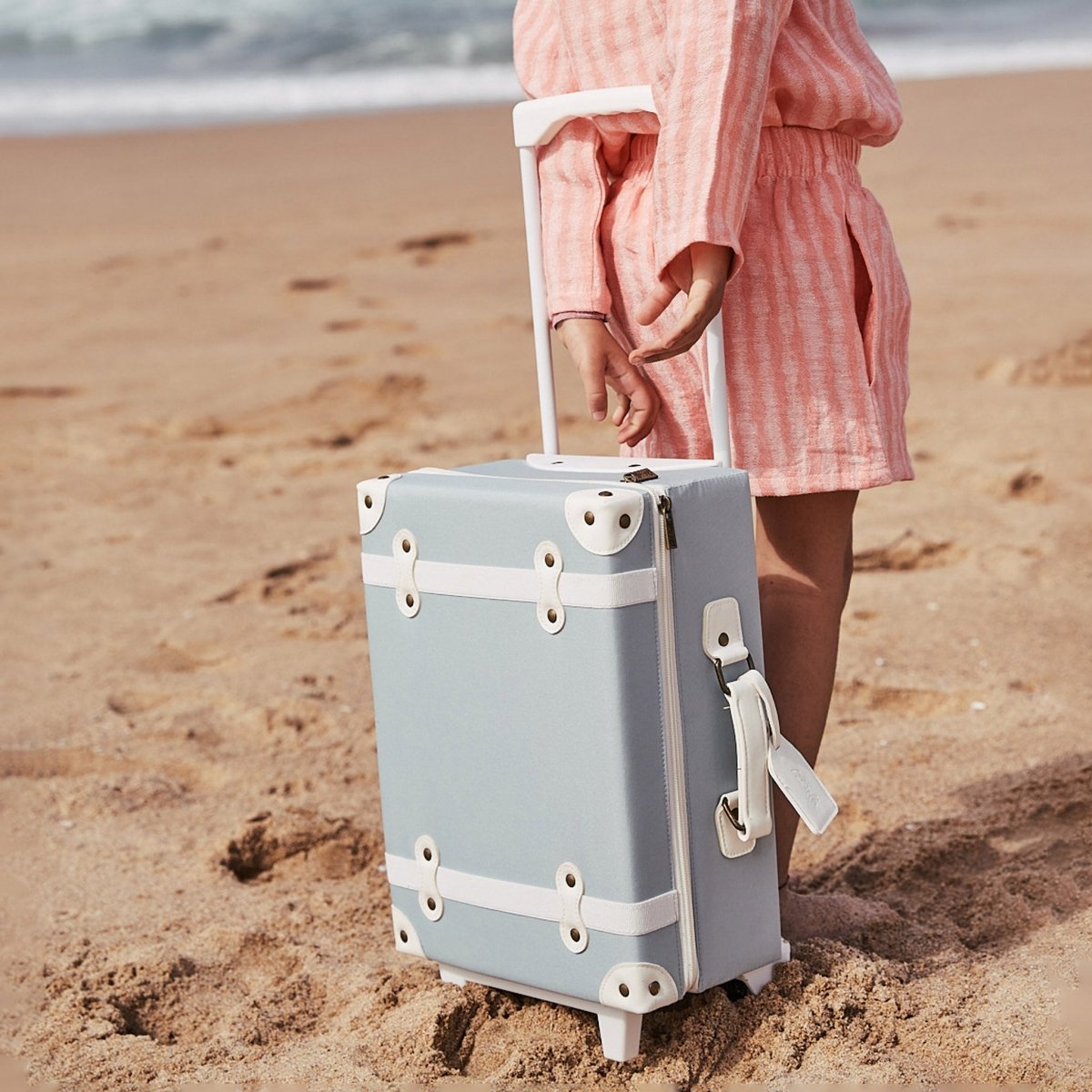 OLLI ELLA - Valise See - Ya - Steel Blue Bleue