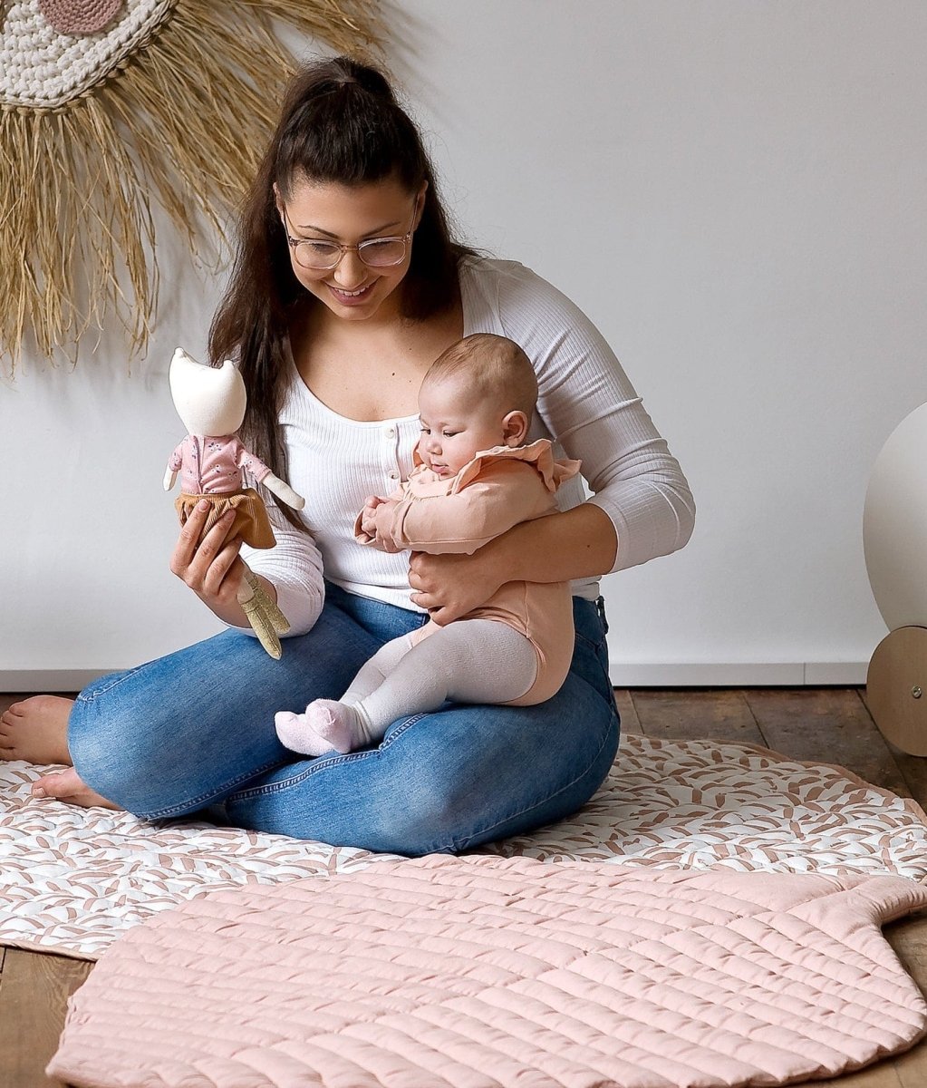 TODDLEKIND - Tapis de de Jeu Bébé Réversible Luxe | Sea Shell