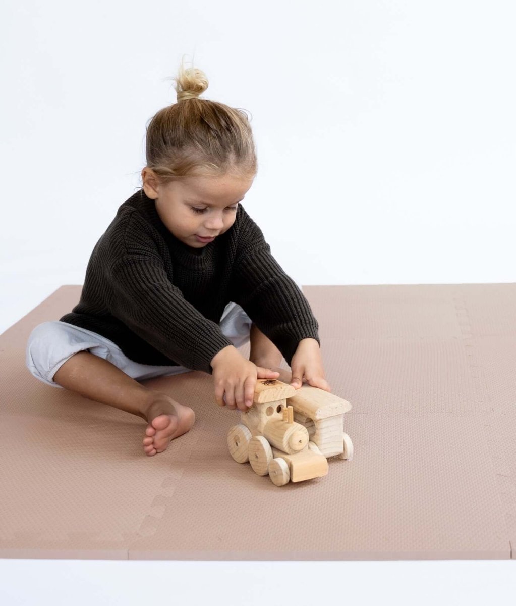 TODDLEKIND - Tapis de Jeu Bébé Puzzle Classique - Blush