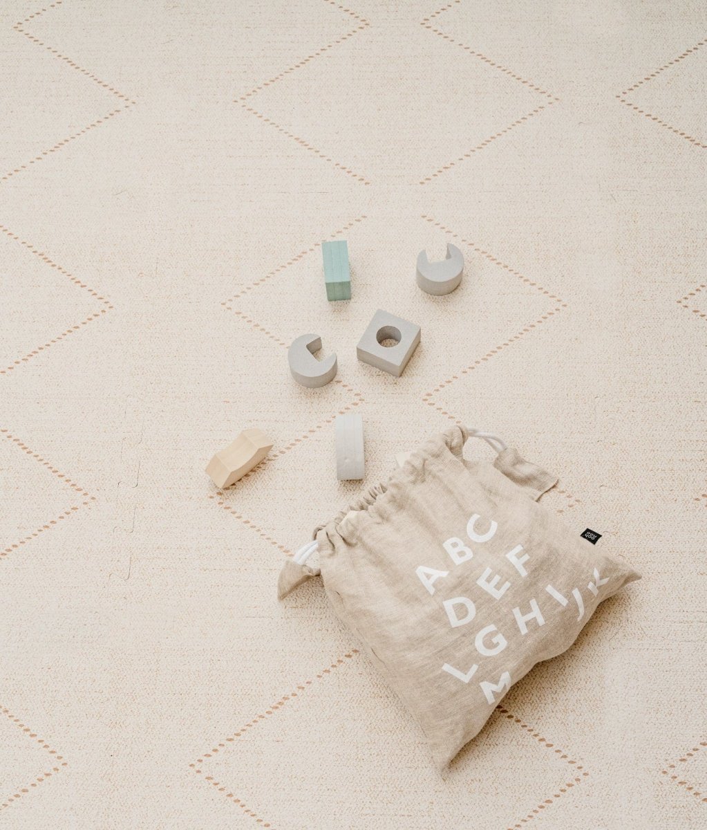 TODDLEKIND - Tapis de Jeu Bébé Tulum - Bone