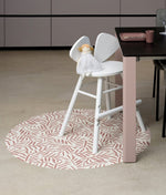 TODDLEKIND - Tapis Protège Sol Rond SPLAT MAT | Ocean Leaves - Sea Shell