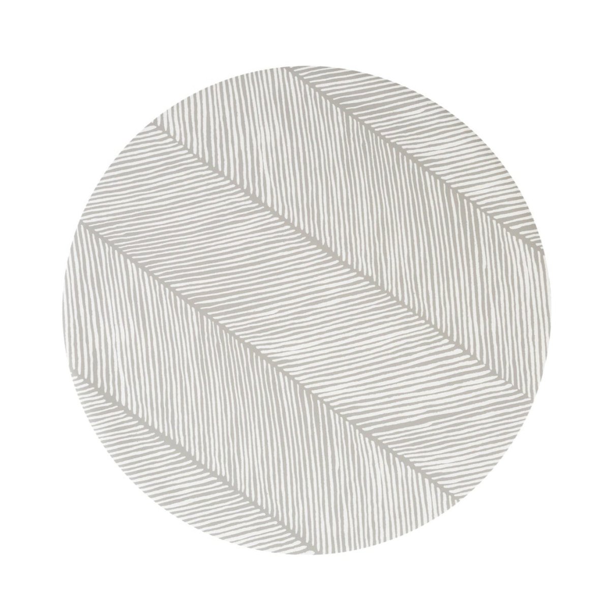 TODDLEKIND - Tapis Protège Sol Rond SPLAT MAT | Sandy Lines - Stone