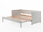 VIPACK - Lit Amouvable (93) 90 X 200 cm PINO / SCOTT Blanc