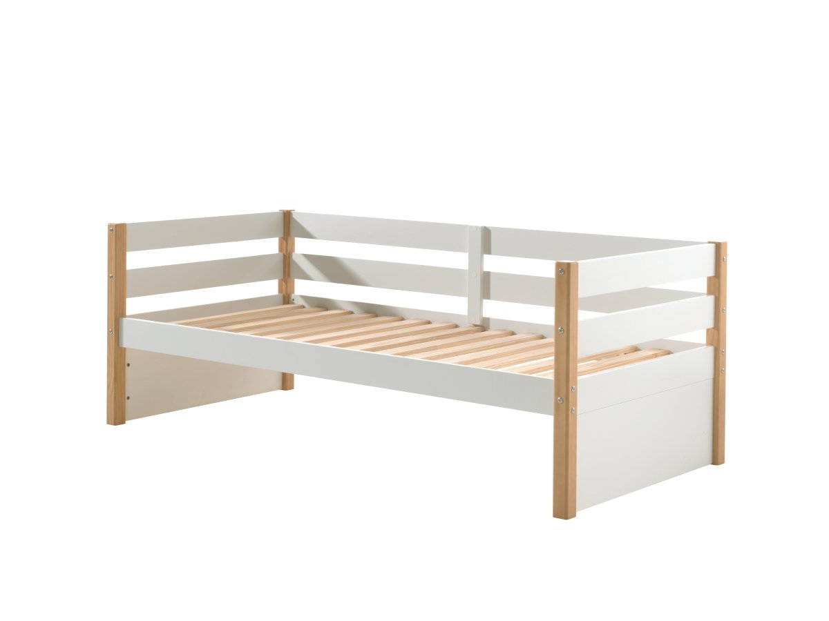 VIPACK - Lit Capitaine(90) MARGRIT 90 X 200 Cm Blanc