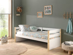 VIPACK - Lit Capitaine(90) MARGRIT 90 X 200 Cm Blanc