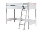 VIPACK - Lit Mezzanine LONDON Blanc 90 X 200 Cm