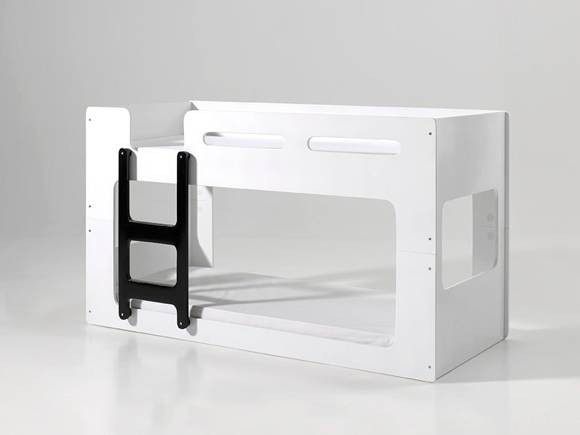 VIPACK - Lit Superposé LUCA 90 X 200 cm Blanc