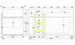 VIPACK - Lit Superposé LUCA 90 X 200 cm Blanc