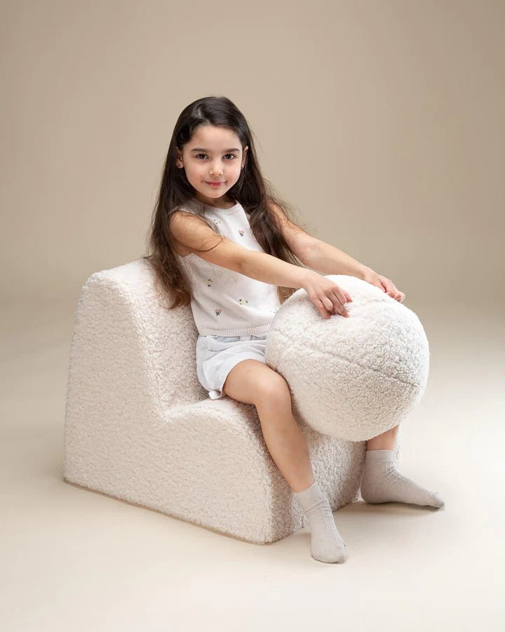 WIGIWAMA - Chaise Nuage Blanc Crème