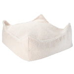WIGIWAMA - Pouf Carré Blanc Crème